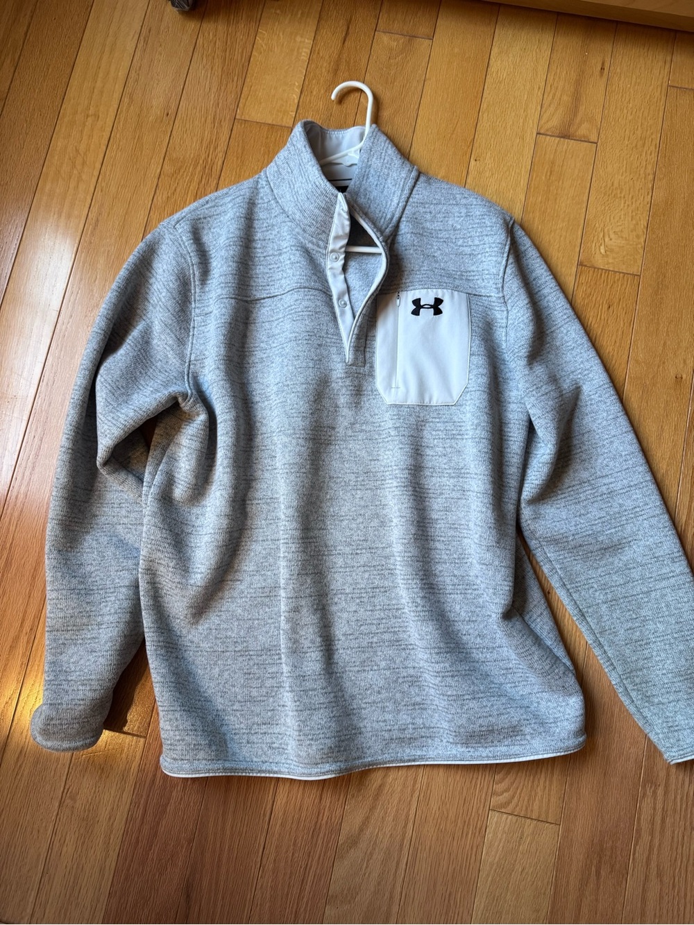 Under Armour Sweater Fleece 1/4 Snap Pullover Jacket Men’s Size XL